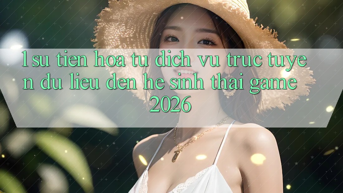 1. Sự tiến hóa từ dịch vụ trực tuyến dữ liệu đến Hệ sinh thái Game 2026 1. Sự tiến hóa từ dịch vụ trực tuyến dữ liệu đến Hệ sinh thái Game 2026