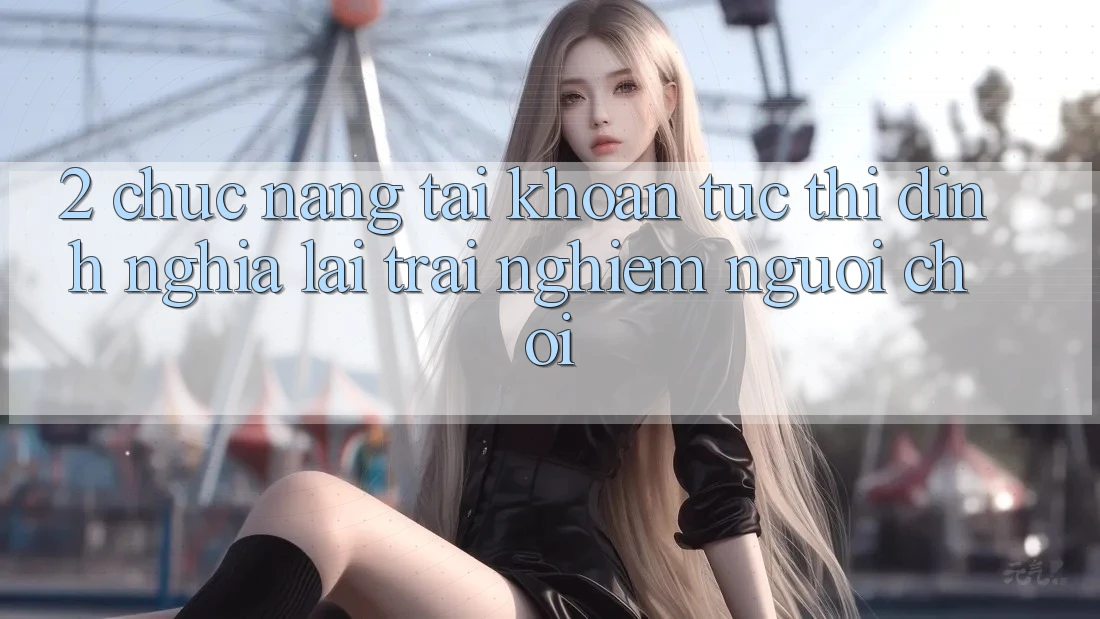 2. Chức năng “Tài khoản tức thì” - Định nghĩa lại trải nghiệm người chơi