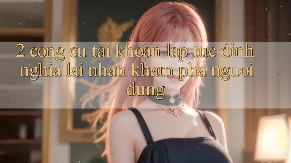 2. Công cụ “Tài khoản lập tức” - Định nghĩa lại nhận khám phá người dùng