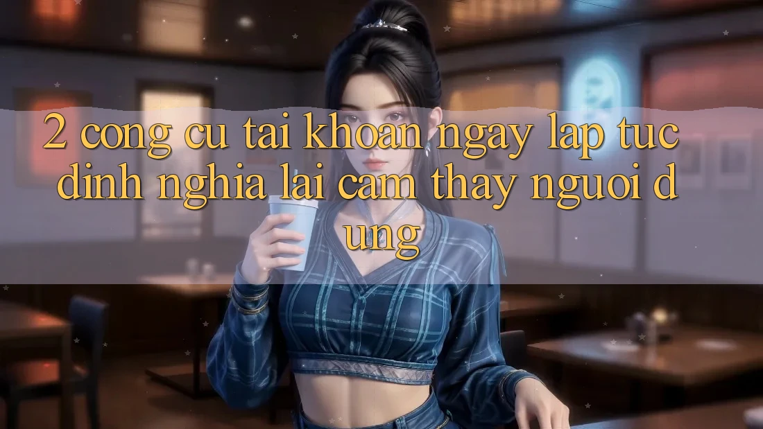 2. Công cụ “Tài khoản ngay lập tức” - Định nghĩa lại cảm thấy người dùng