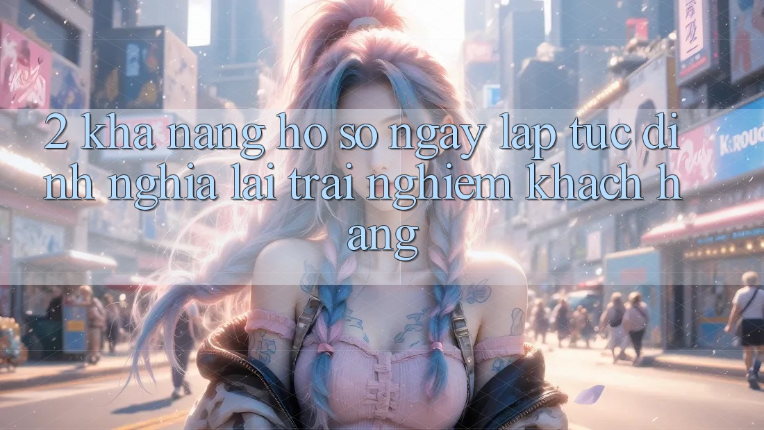 2. Khả năng “Hồ sơ ngay lập tức” - Định nghĩa lại trải nghiệm khách hàng