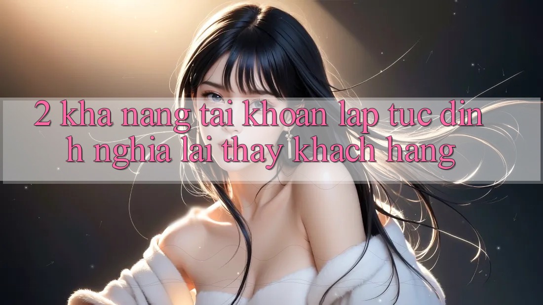 2. Khả năng “Tài khoản lập tức” - Định nghĩa lại thấy khách hàng