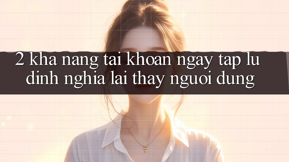 2. Khả năng “Tài khoản ngay tắp lự” - Định nghĩa lại thấy người dùng