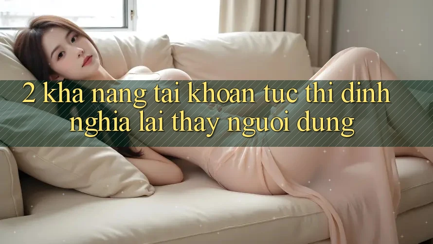 2. Khả năng “Tài khoản tức thì” - Định nghĩa lại thấy người dùng