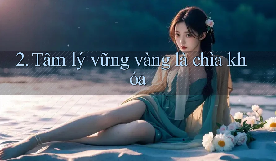 2. Tâm lý vững vàng là chìa khóa 2. Tâm lý vững vàng là chìa khóa