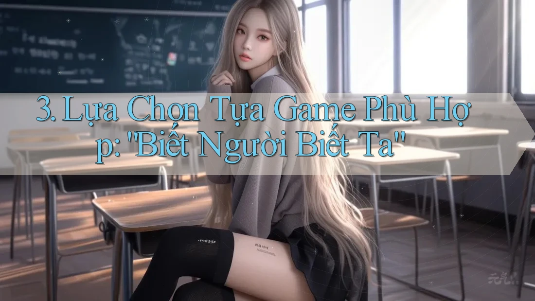 3. Lựa Chọn Tựa Game Phù Hợp: “Biết Người Biết Ta”