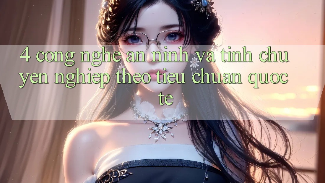 4. Công nghệ an ninh và tính chuyên nghiệp theo tiêu chuẩn quốc tế