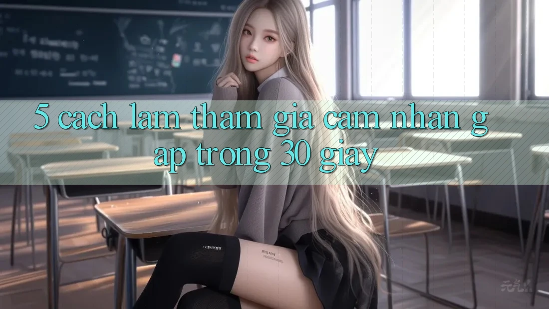 5. Cách làm tham gia cảm nhận gấp trong 30 giây