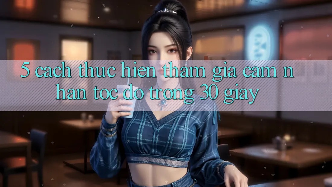 5. Cách thực hiện tham gia cảm nhận tốc độ trong 30 giây 5. Cách thực hiện tham gia cảm nhận tốc độ trong 30 giây