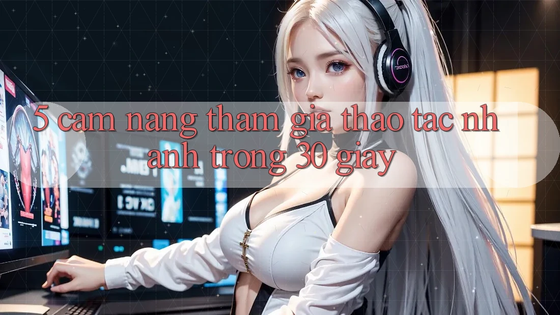 5. Cẩm nang tham gia thao tác nhanh trong 30 giây 5. Cẩm nang tham gia thao tác nhanh trong 30 giây