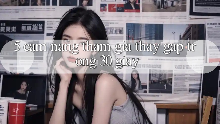 5. Cẩm nang tham gia thấy gấp trong 30 giây 5. Cẩm nang tham gia thấy gấp trong 30 giây
