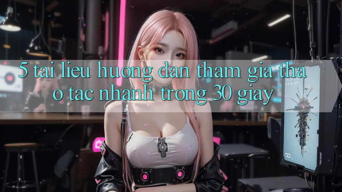 5. Tài liệu hướng dẫn tham gia thao tác nhanh trong 30 giây 5. Tài liệu hướng dẫn tham gia thao tác nhanh trong 30 giây