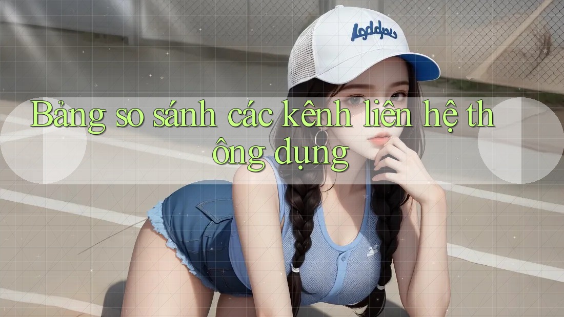 Bảng so sánh các kênh liên hệ thông dụng Bảng so sánh các kênh liên hệ thông dụng