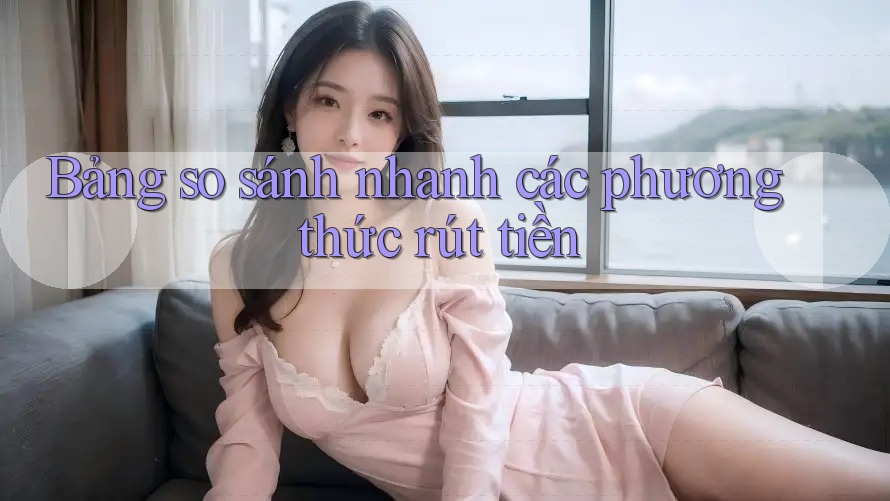 Bảng so sánh nhanh các phương thức rút tiền