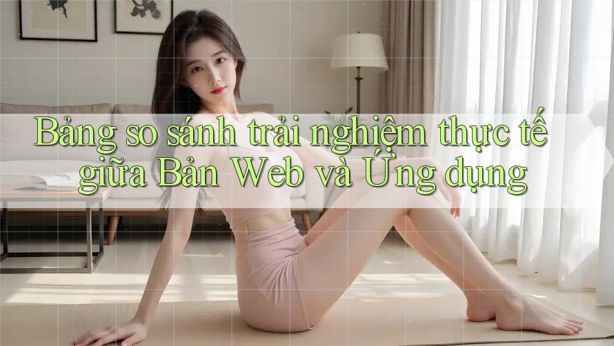 Bảng so sánh trải nghiệm thực tế giữa Bản Web và Ứng dụng
