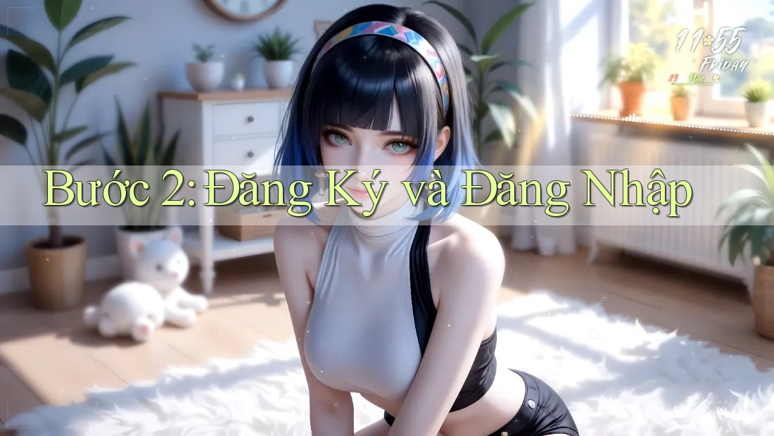 Bước 2: Đăng ký và đăng nhập