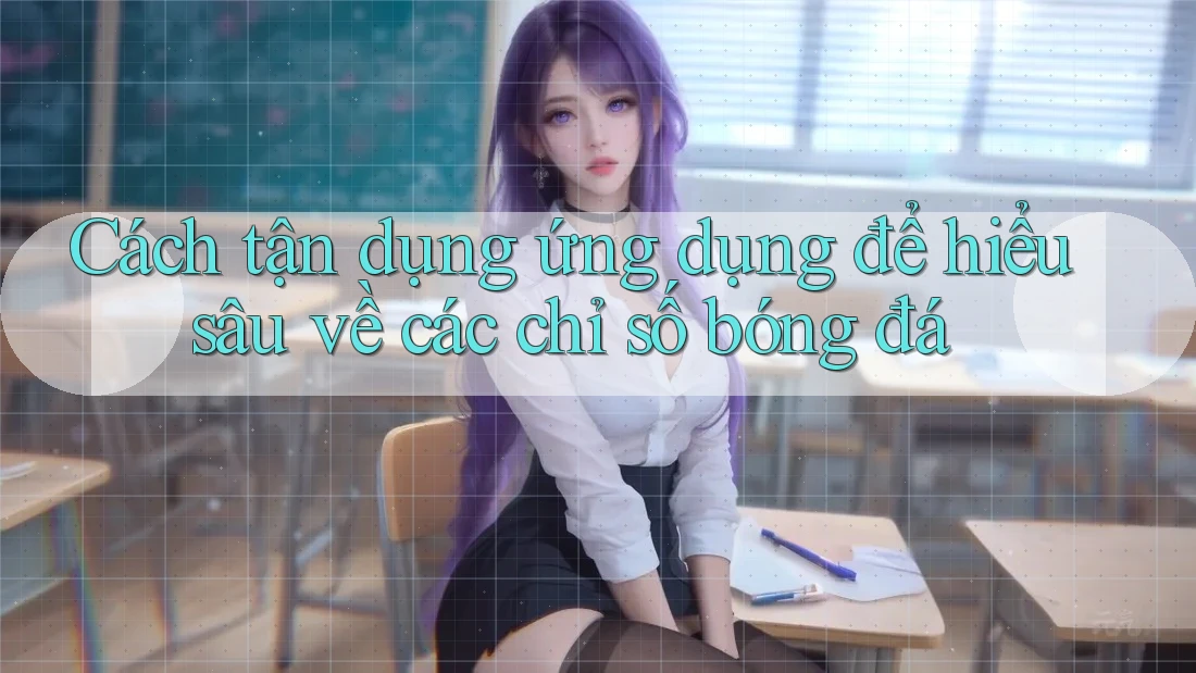 Cách tận dụng ứng dụng để hiểu sâu về các chỉ số bóng đá