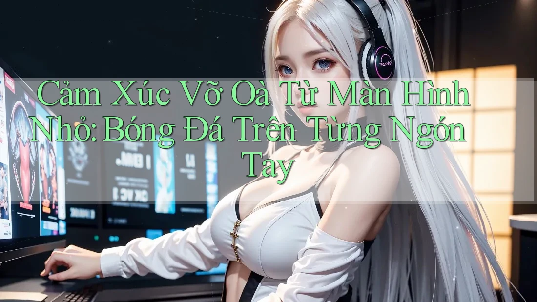 Cảm Xúc Vỡ Oà Từ Màn Hình Nhỏ: Bóng Đá Trên Từng Ngón Tay