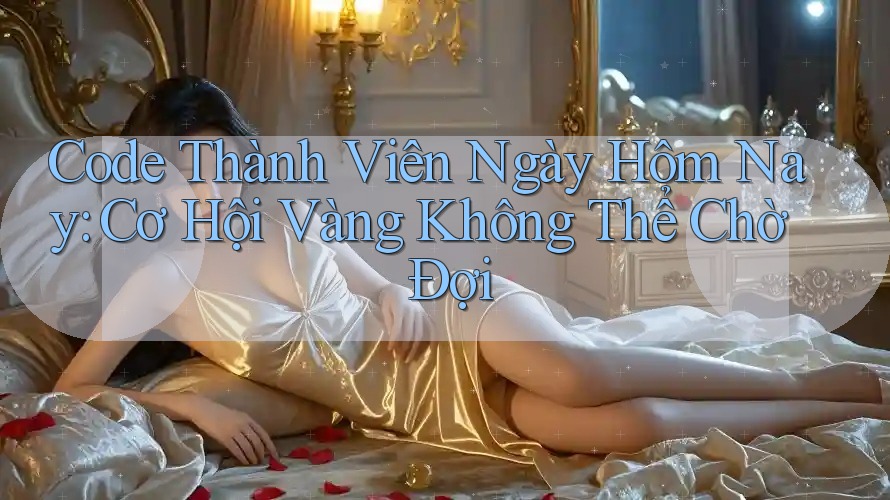 Code Thành Viên Ngày Hôm Nay: Cơ Hội Vàng Không Thể Chờ Đợi