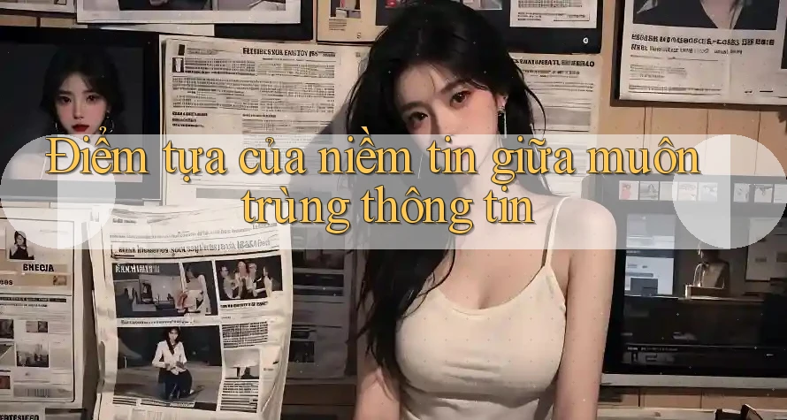 Điểm tựa của niềm tin giữa muôn trùng thông tin Điểm tựa của niềm tin giữa muôn trùng thông tin