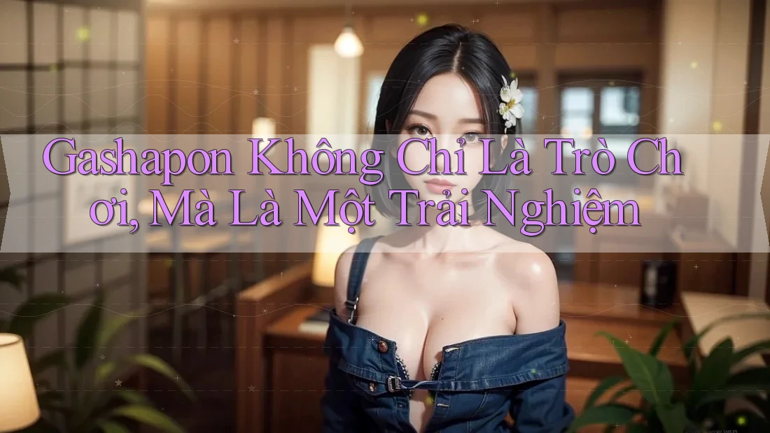 Gashapon Không Chỉ Là Trò Chơi, Mà Là Một Trải Nghiệm