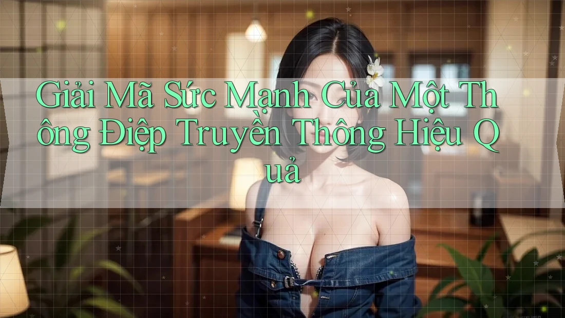 Giải Mã Sức Mạnh Của Một Thông Điệp Truyền Thông Hiệu Quả
