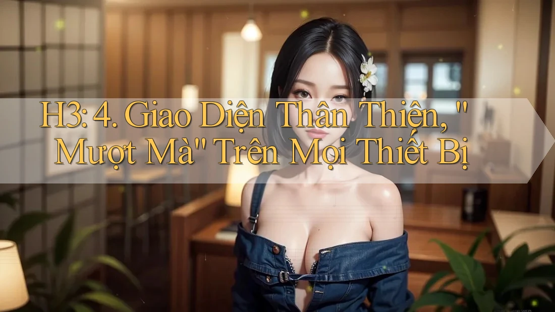 H3: 4. Giao Diện Thân Thiện, “Mượt Mà” Trên Mọi Thiết Bị