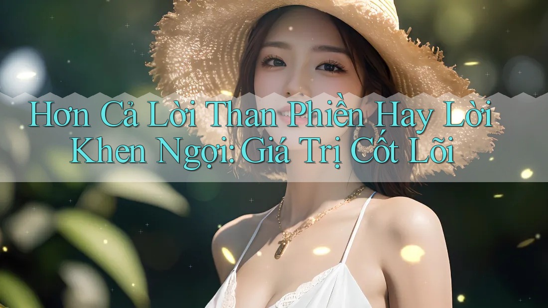Hơn Cả Lời Than Phiền Hay Lời Khen Ngợi: Giá Trị Cốt Lõi