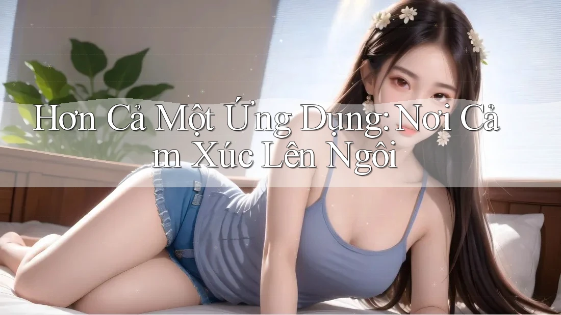 Hơn Cả Một Ứng Dụng: Nơi Cảm Xúc Lên Ngôi