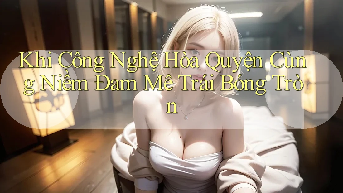 Khi Công Nghệ Hòa Quyện Cùng Niềm Đam Mê Trái Bóng Tròn Khi Công Nghệ Hòa Quyện Cùng Niềm Đam Mê Trái Bóng Tròn