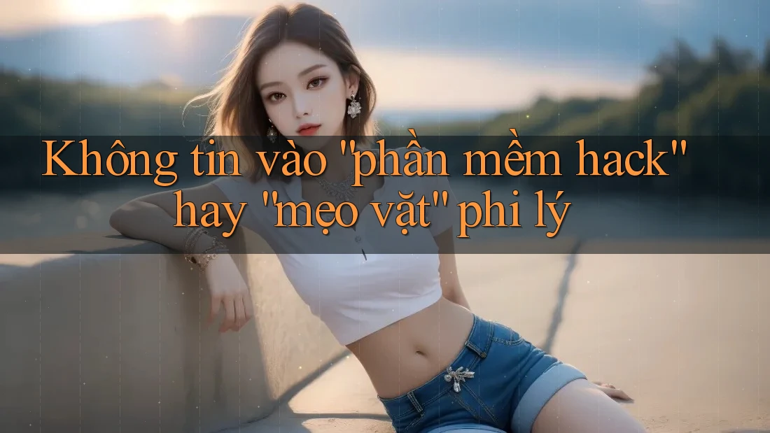 Không tin vào “phần mềm hack” hay “mẹo vặt” phi lý Không tin vào “phần mềm hack” hay “mẹo vặt” phi lý