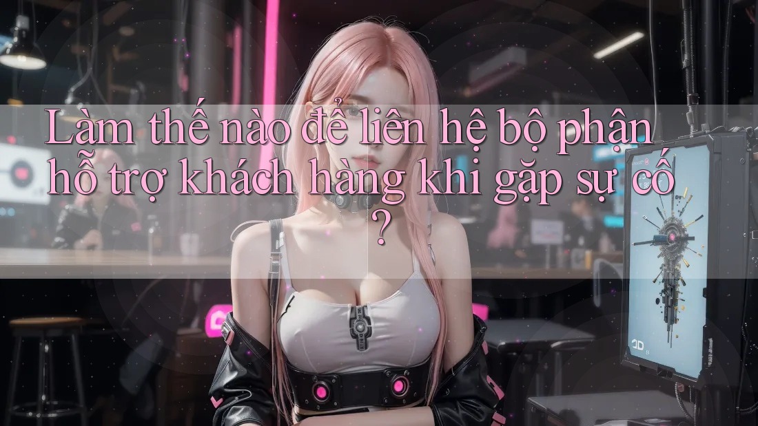 Làm thế nào để liên hệ bộ phận hỗ trợ khách hàng khi gặp sự cố?
