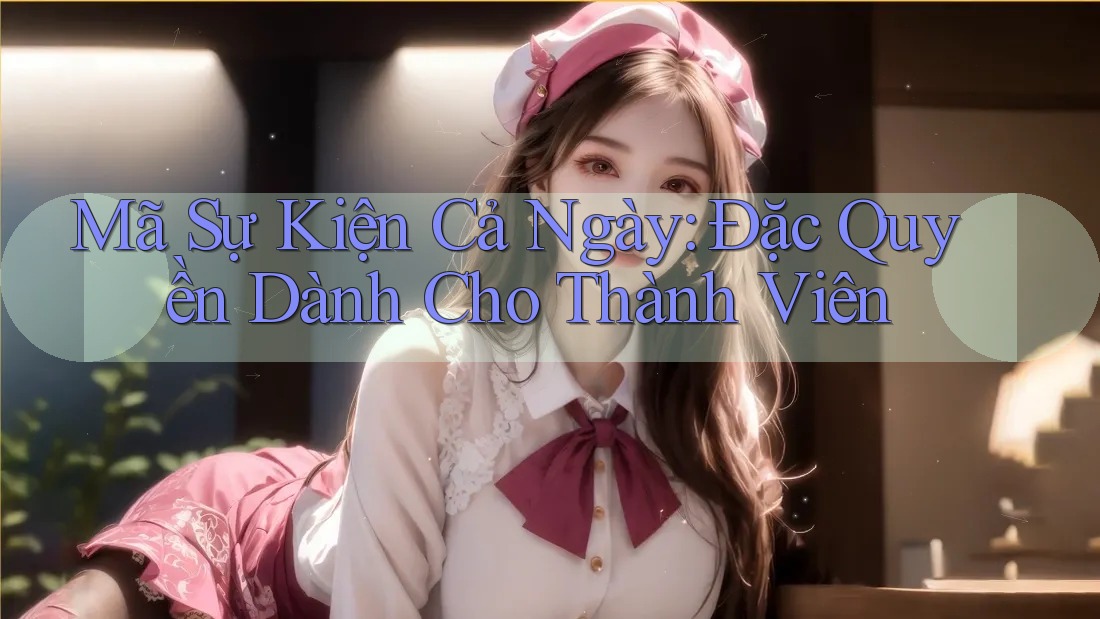 Mã Sự Kiện Cả Ngày: Đặc Quyền Dành Cho Thành Viên