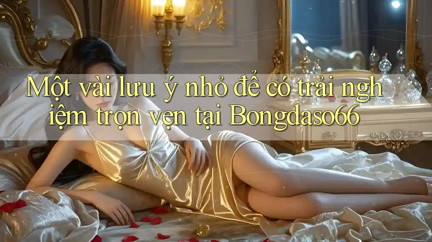 Một vài lưu ý nhỏ để có trải nghiệm trọn vẹn tại Bongdaso66