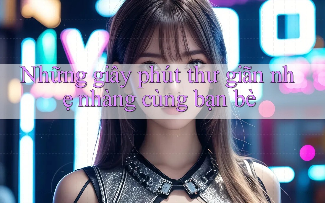 Những giây phút thư giãn nhẹ nhàng cùng bạn bè