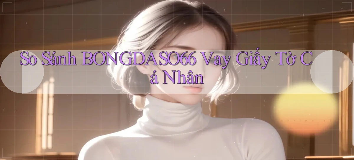 so sánh bongdaso66 vay giấy tờ cá nhân
