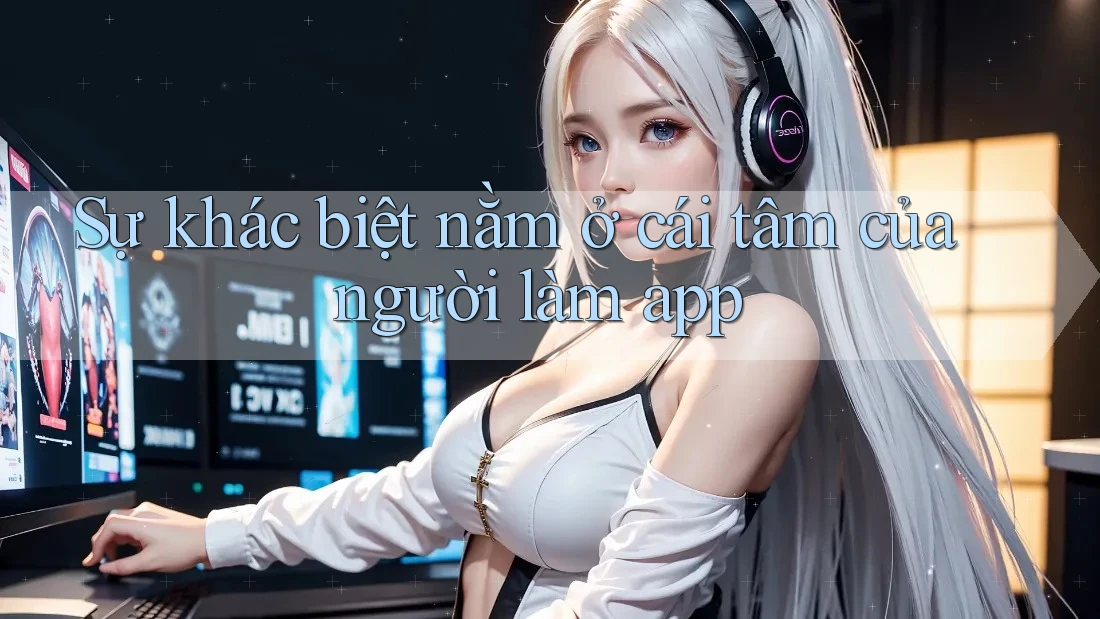 Sự khác biệt nằm ở cái tâm của người làm app