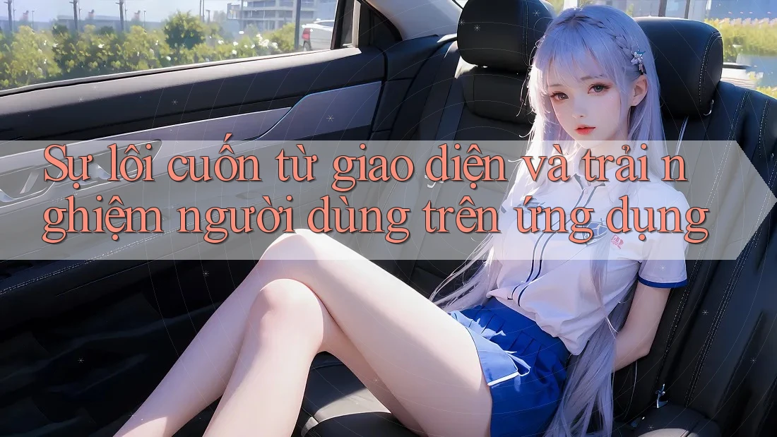 Sự lôi cuốn từ giao diện và trải nghiệm người dùng trên ứng dụng