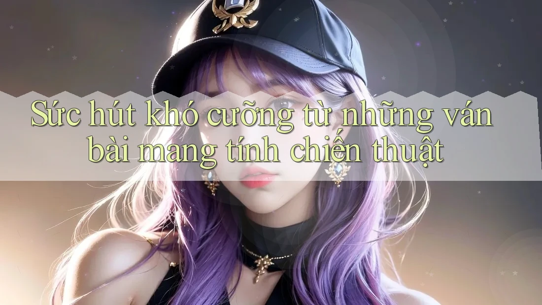 Sức hút khó cưỡng từ những ván bài mang tính chiến thuật