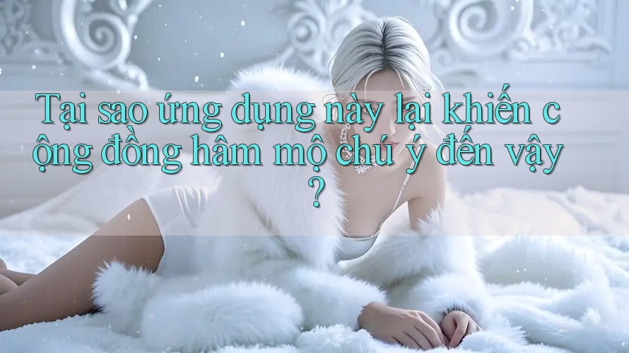 Tại sao ứng dụng này lại khiến cộng đồng hâm mộ chú ý đến vậy?