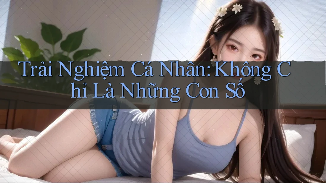 Trải nghiệm cá nhân - Không chỉ là những con số