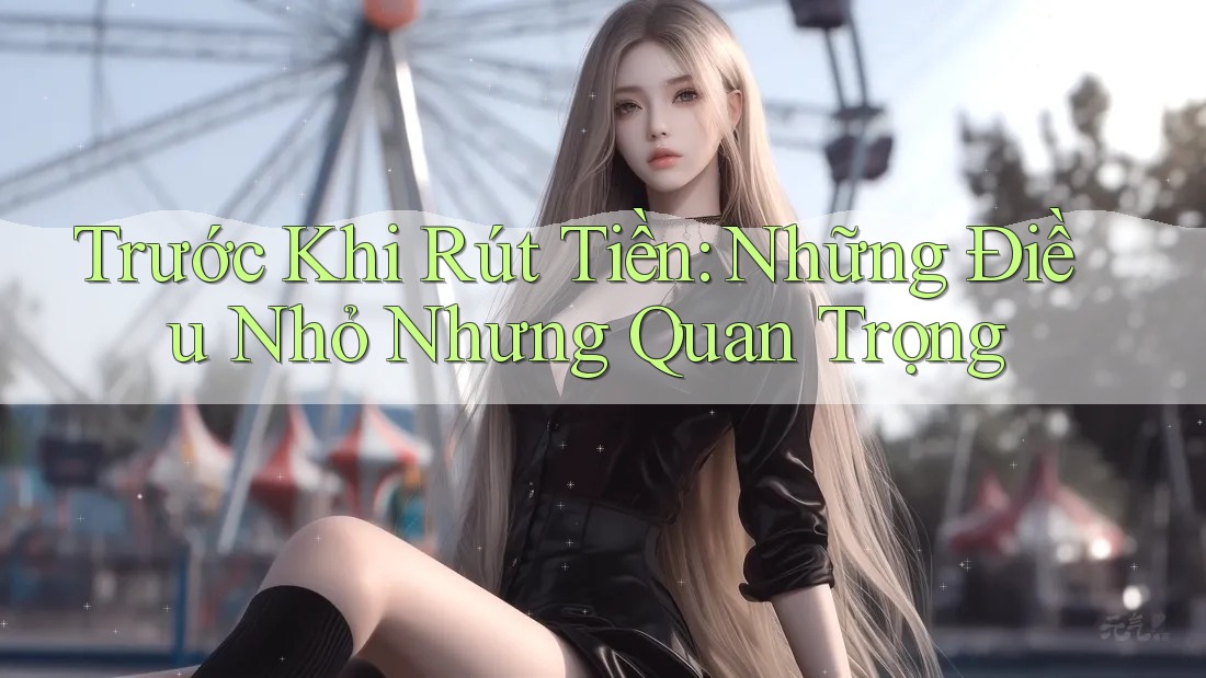 Trước khi rút tiền: Những điều nhỏ nhưng quan trọng