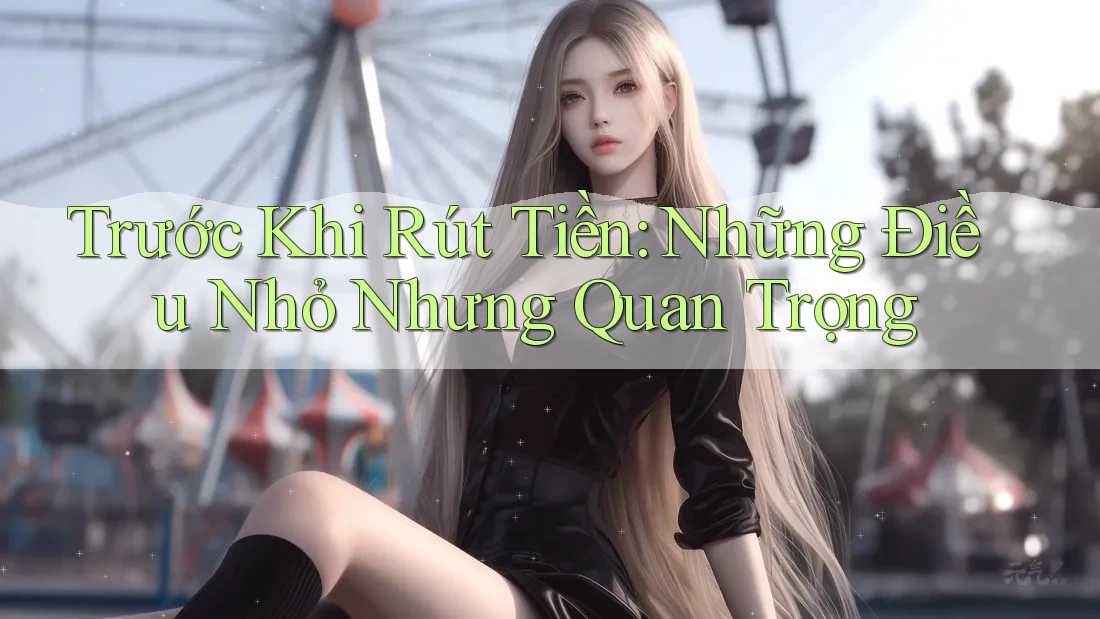 Trước khi rút tiền: Những điều nhỏ nhưng quan trọng