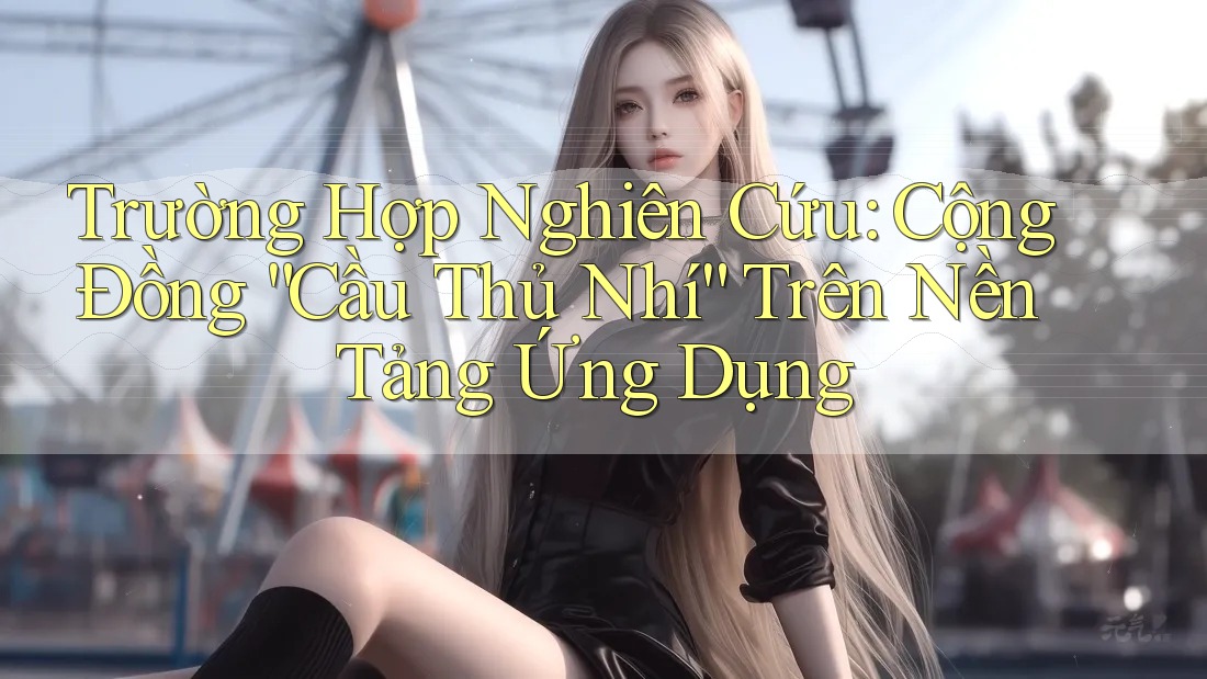 Trường Hợp Nghiên Cứu: Cộng Đồng “Cầu Thủ Nhí” Trên Nền Tảng Ứng Dụng