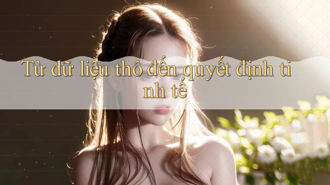 Từ dữ liệu thô đến quyết định tinh tế Từ dữ liệu thô đến quyết định tinh tế